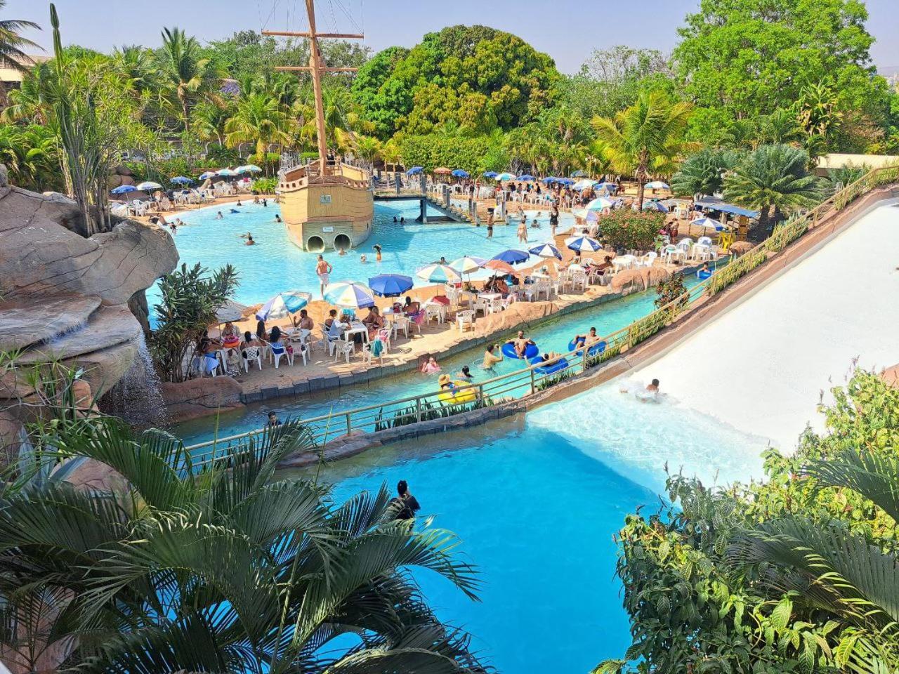 Piazza Diroma Hotel - Acqua Park E Splash Caldas Novas Kültér fotó